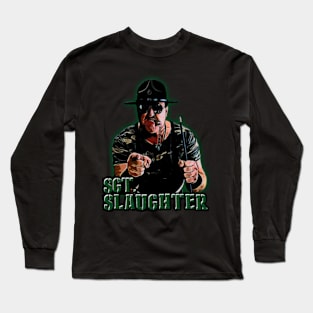 Salute to Greatness: Sgt. Slaughter T-Shirt Long Sleeve T-Shirt